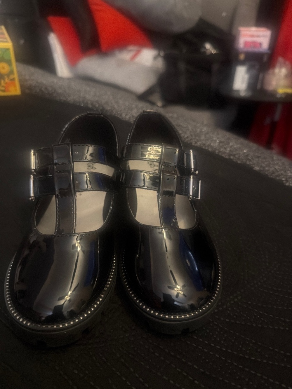 Little Girl Black Patent Leather Shoes
